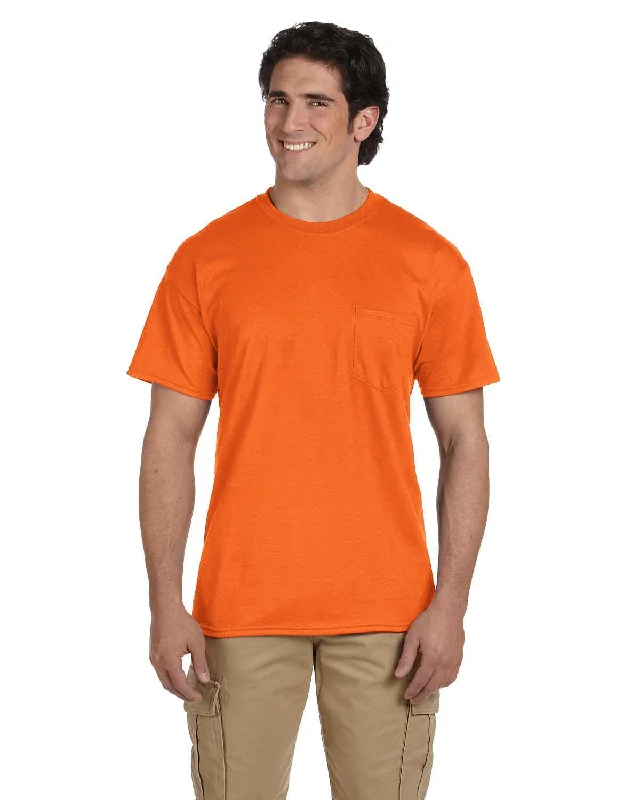 vivid flare t-shirts -Gildan DryBlend 50/50 Pocket T-Shirt | S Orange