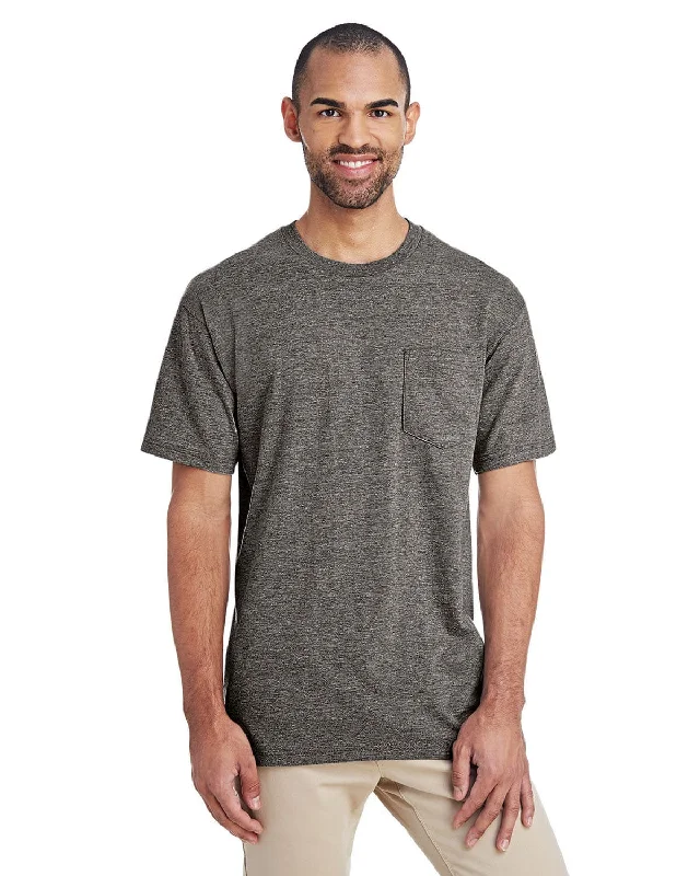 violet calm t-shirts -Gildan Hammer T-Shirt with Pocket | Graphite Heather