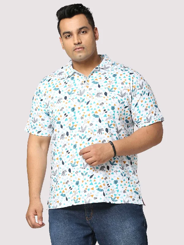 ruche burst t-shirts -Guniaa Glider Digital Printed Half-Sleeves Shirt Men's Plus Size