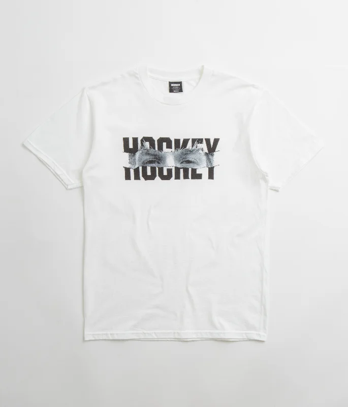 brick flare t-shirts -Hockey Wings T-Shirt - White