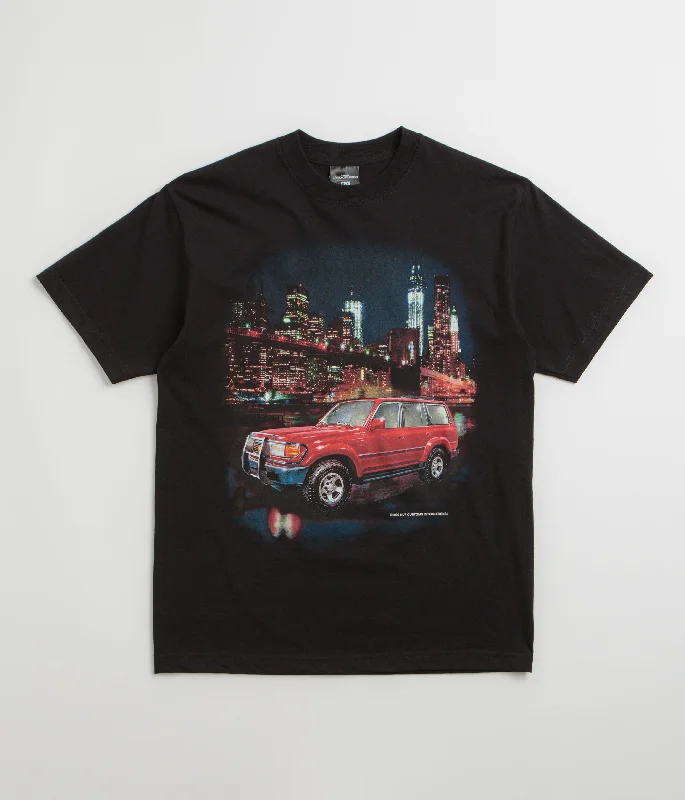 infant cozy t-shirts -HUF x Toyota Big Poppa J8 T-Shirt - Black