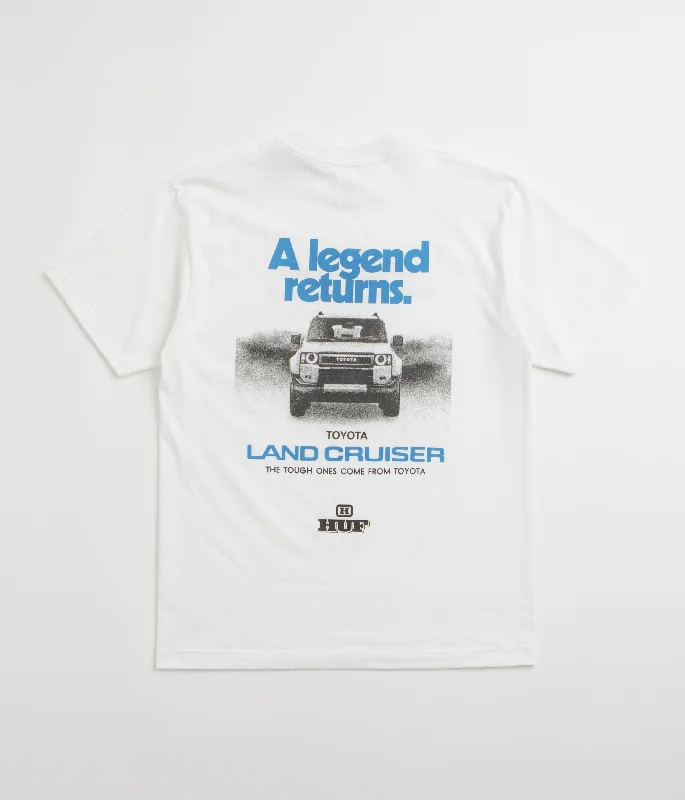 active rugged t-shirts -HUF x Toyota Legend Returns T-Shirt - White