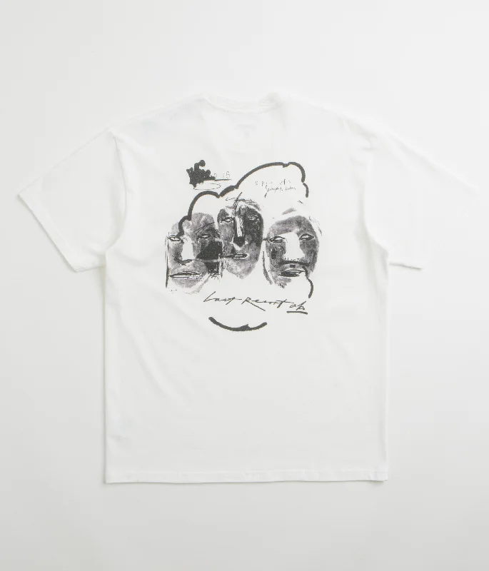 mid calm t-shirts -Last Resort AB x Julian Smith Heads T-Shirt - White / Black