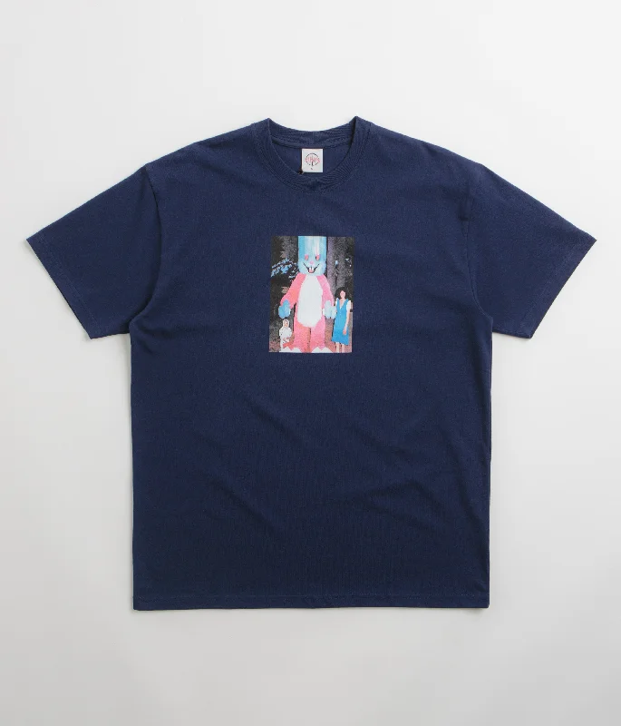 tidy calm t-shirts -Polar Bunny T-Shirt - Dark Blue