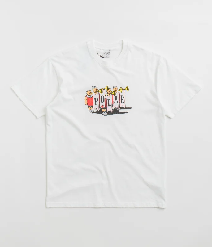 seam dash t-shirts -Polar Trumpets T-Shirt - White