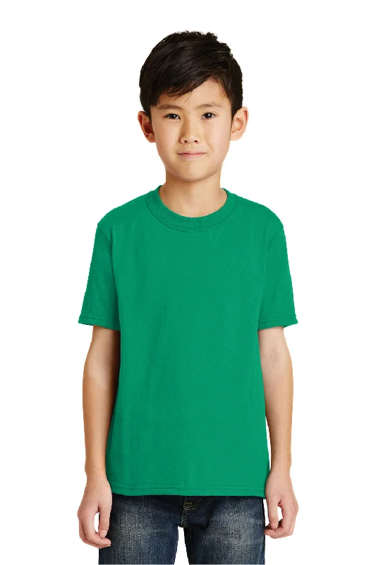 squad striking t-shirts -Port & Company Youth Core Short Sleeve Crewneck T-Shirt - Kelly Green