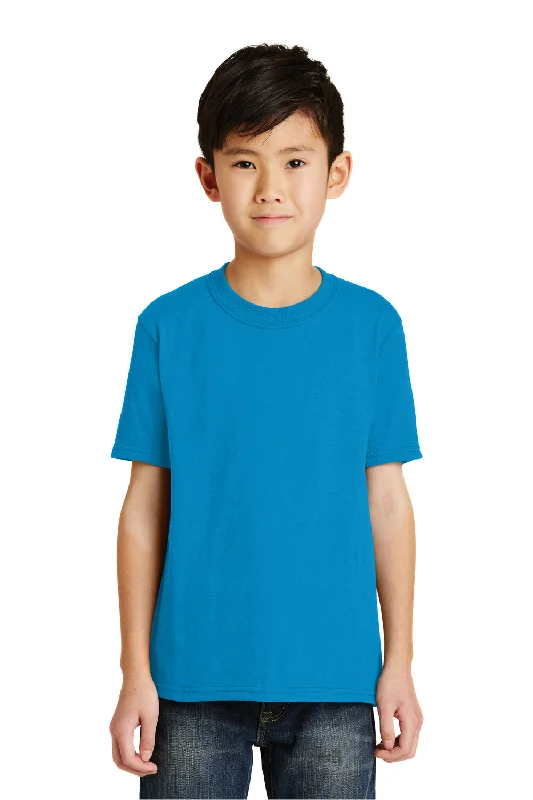 royal shine t-shirts -Port & Company Youth Core Short Sleeve Crewneck T-Shirt - Sapphire Blue