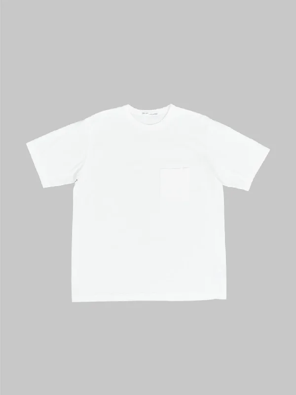 puff trim t-shirts -Seuvas Cotton Crew Neck T-Shirt Natural