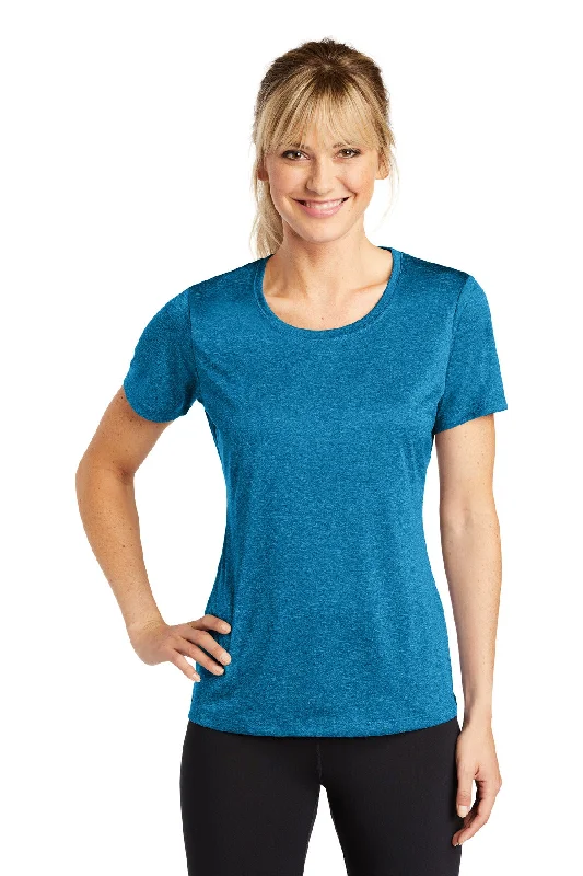 infant rest t-shirts -Sport-Tek Ladies Heather Contender™ Scoop Neck Tee. LST360