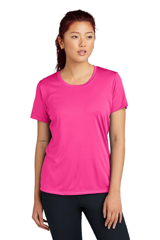 gunmetal t-shirts -Sport-Tek Womens Competitor Moisture Wicking Short Sleeve Crewneck T-Shirt - Neon Pink