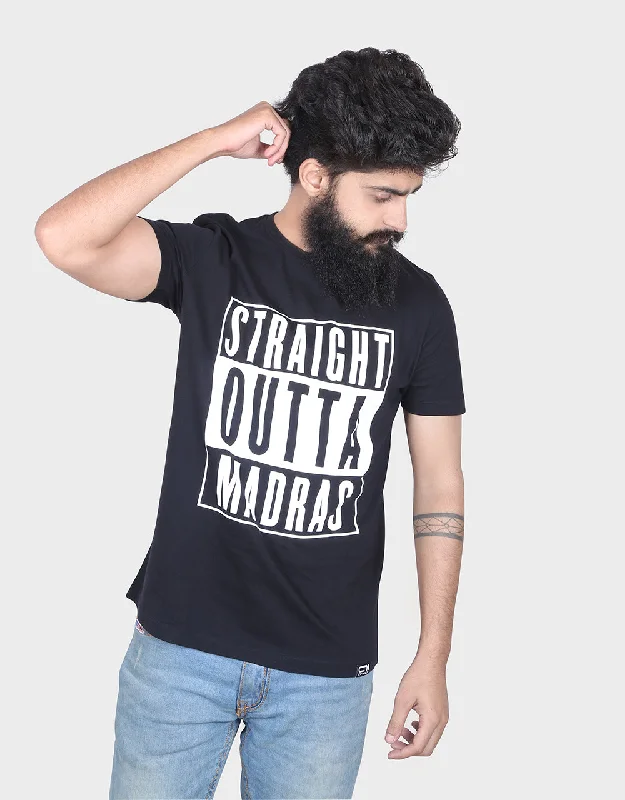 petite lively t-shirts -Straight Outta Madras T-Shirt | Chennai T-shirt