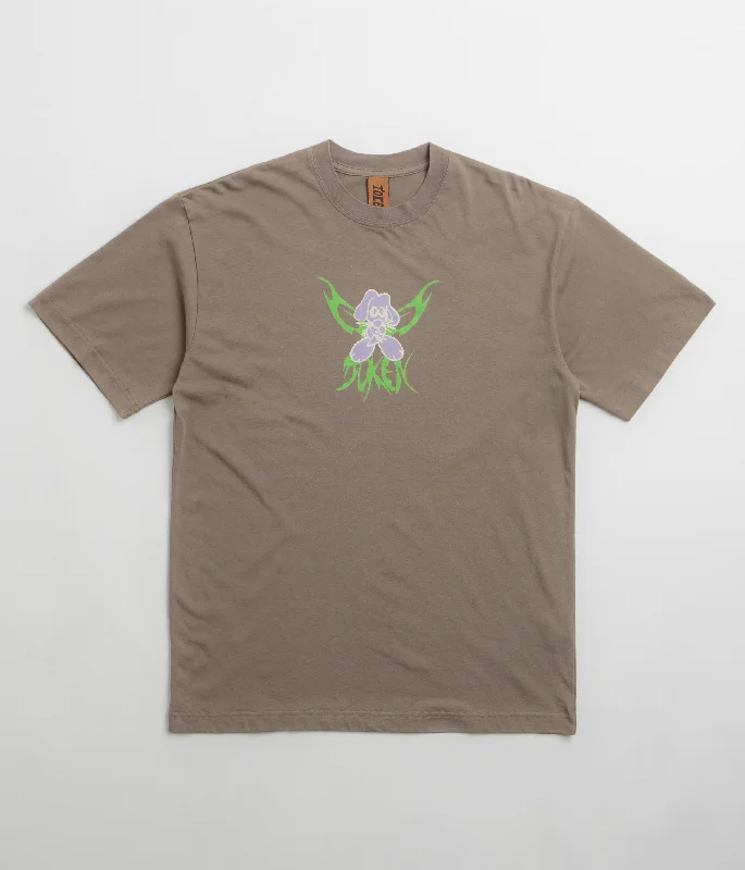 vented hardy t-shirts -Token Bunnyfly T-Shirt - Walnut