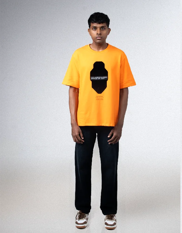 teen burst t-shirts -VALLUVAM ORANGE | OVERSIZED TAMIL T-SHIRT