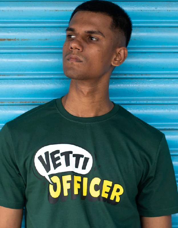 dual-tone flair t-shirts -VETTI OFFICER T-SHIRT