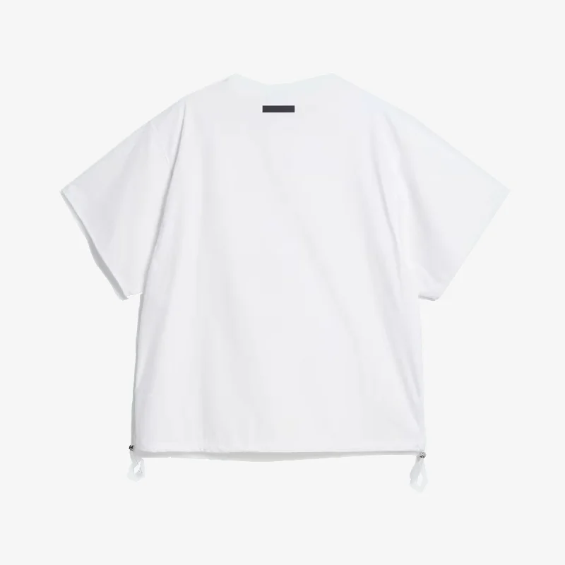 peach airy t-shirts -Adidas Originals | WALES BONNER POPLIN PULLOVER TOP  { WHITE