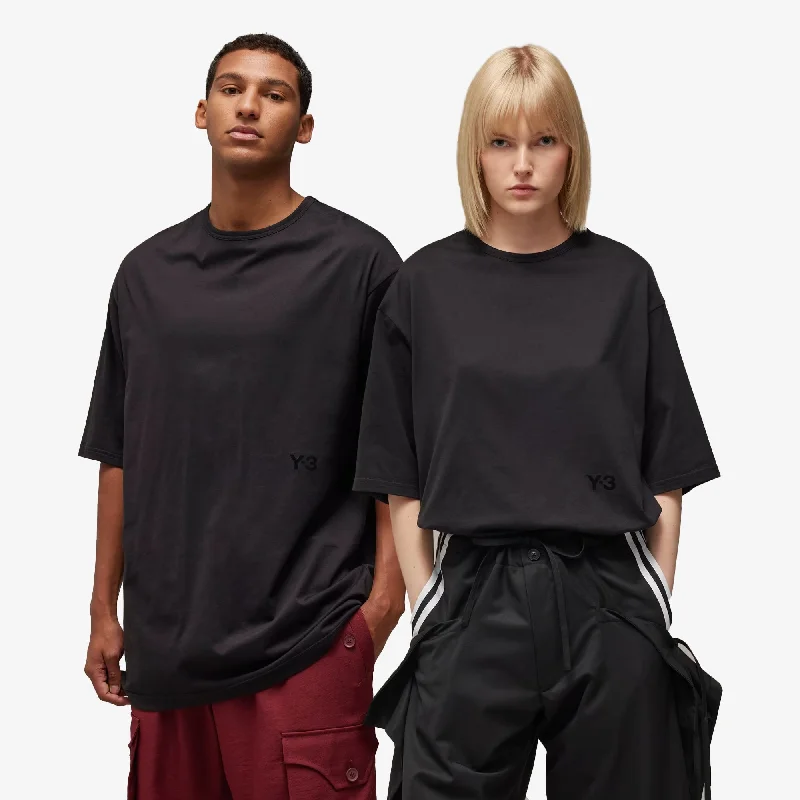 team vivid t-shirts -Y-3 | BOXY SHORT SLEEVE T-SHIRT { BLACK