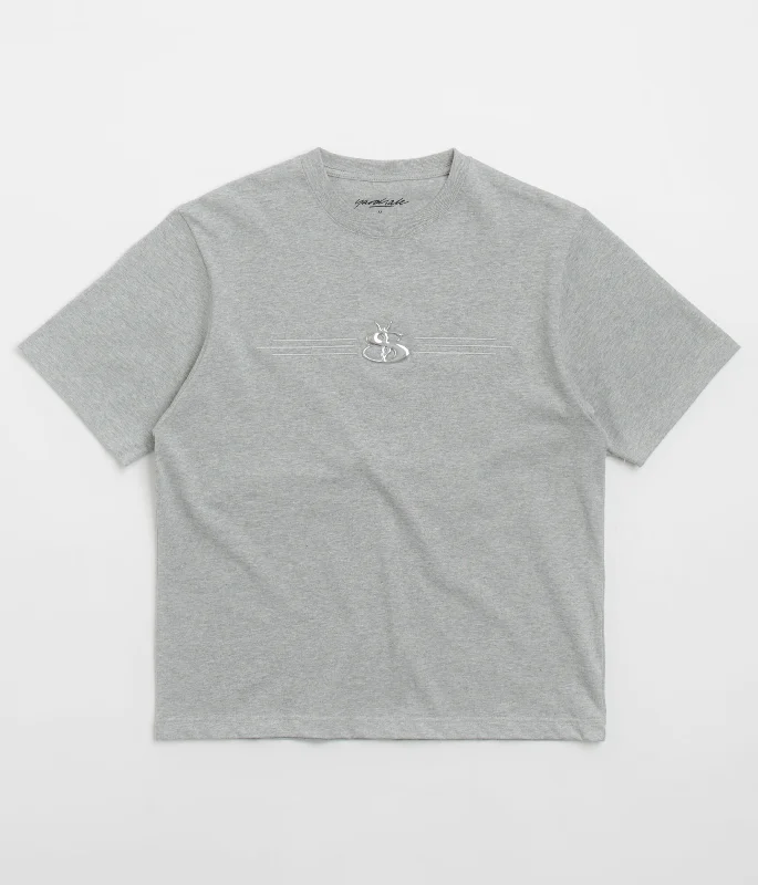 plus shine t-shirts -Yardsale Pearl T-Shirt - Grey