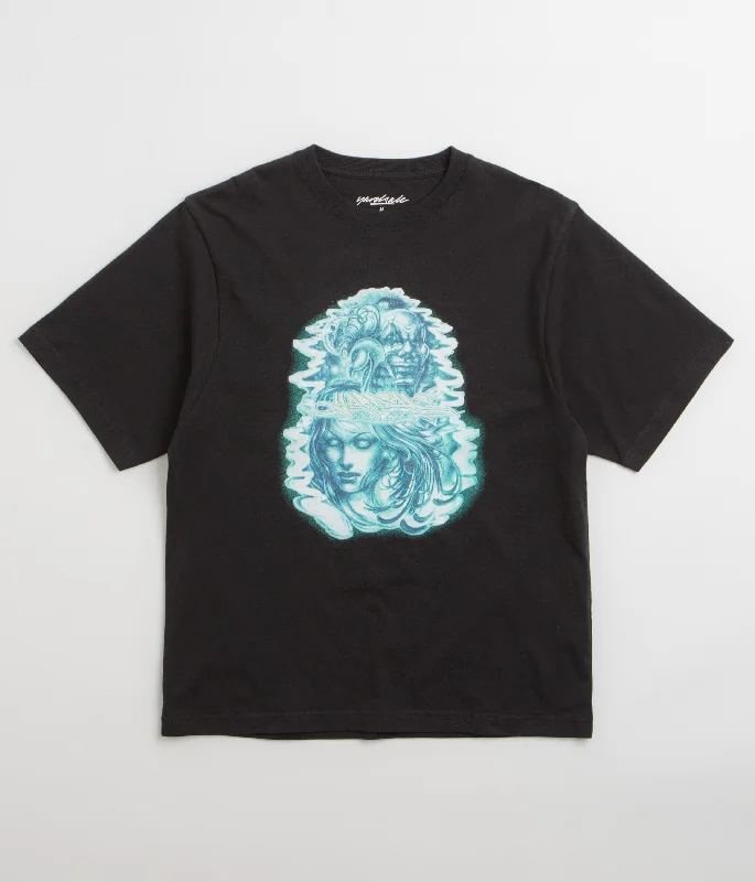 chestnut glow t-shirts -Yardsale Prism T-Shirt - Black