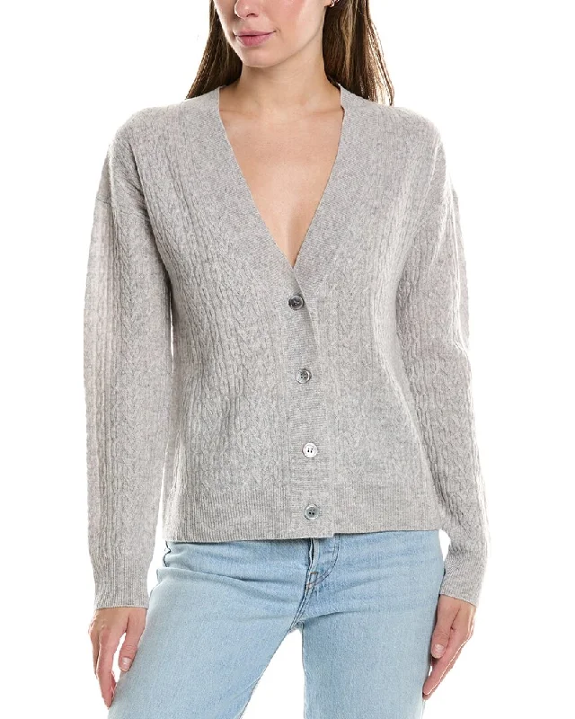 cropped cardigan desert stroll -InCashmere Cable Cashmere Cardigan