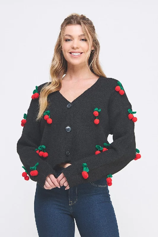 short cardigan camp vibe -Cherri Cardigan