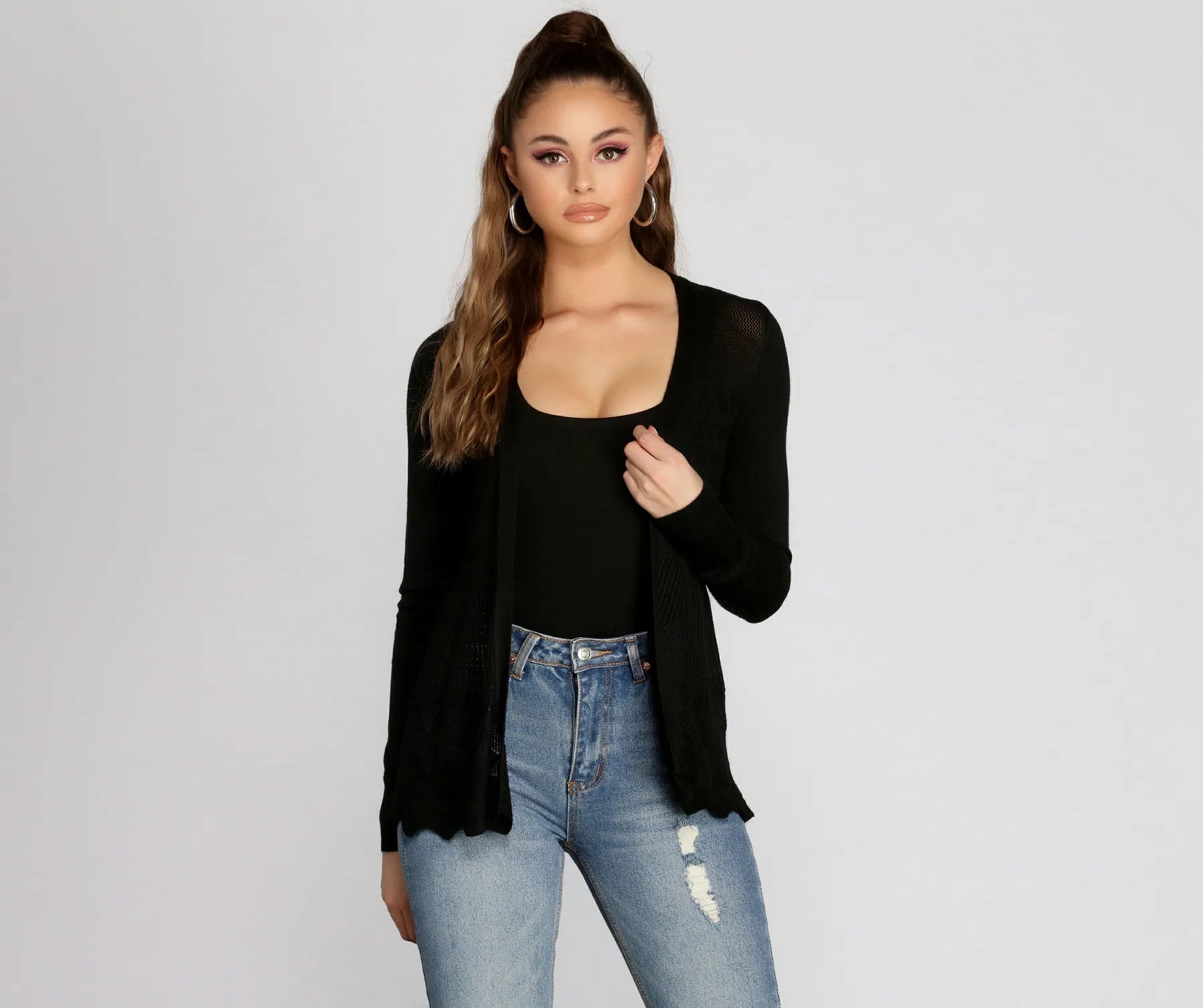 cotton-tweed cardigan soft -It's A Casual Girl Thing Cardigan