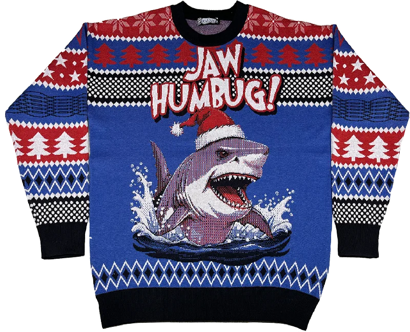 pullover sweater teens cosmic smoke -Jaw Humbug Knitted Christmas Sweater