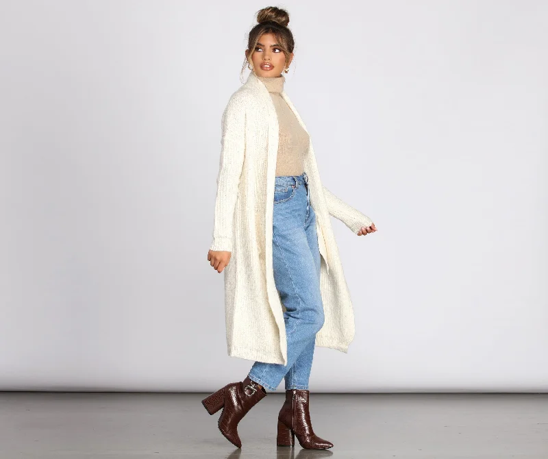 sienna cardigan earthy tone -Major Cozy Vibes Long Cardigan