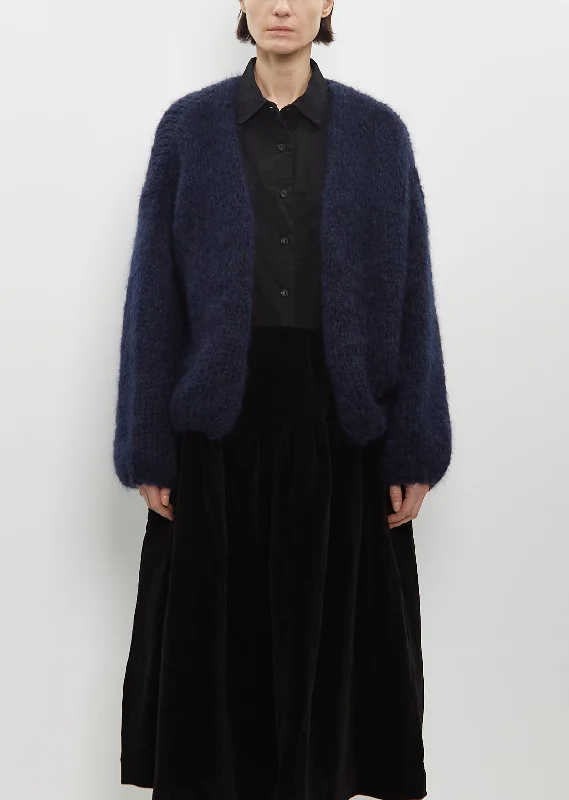 long cardigan urban chic -Short Cardigan — Navy