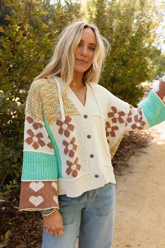 cardigan women twilight cedar -Shes A Wildflower Cardigan - Multi