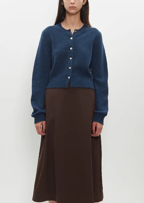 sienna cardigan earthy hue -Hepburn Crew Cardigan — Japanese