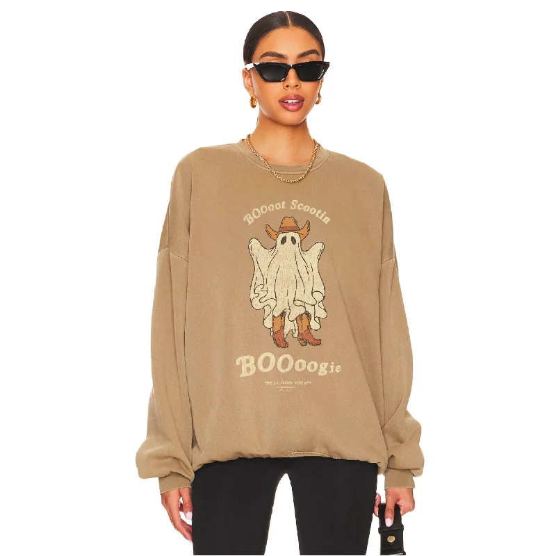 basalt pullover sweater dark shine -Boooot Scootin Boooogie - Jump Jumper - Camel Gold