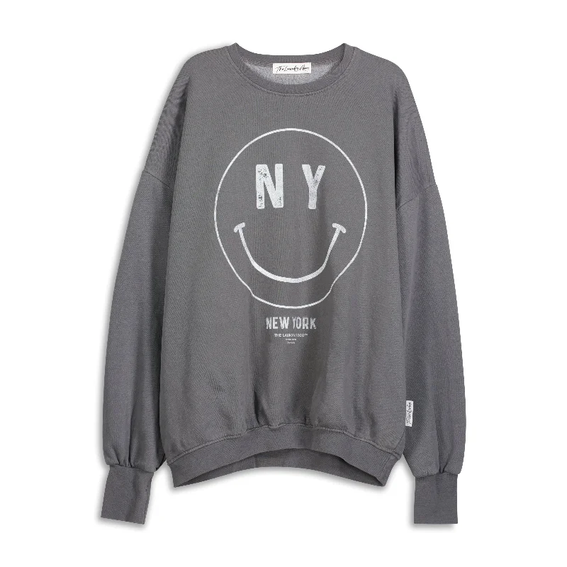 pullover sweater kids starry meadow -La Smiley - Jump Jumper - Gravity Grey