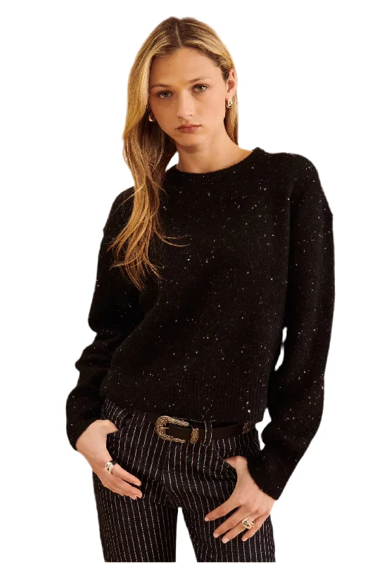 chevron-canvas pullover sweater dynamic -Wilfred Sweater I Night Sky