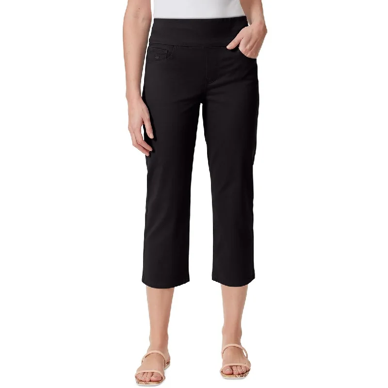 pine airy pants -Amanda Womens High Rise Crop Capri Jeans