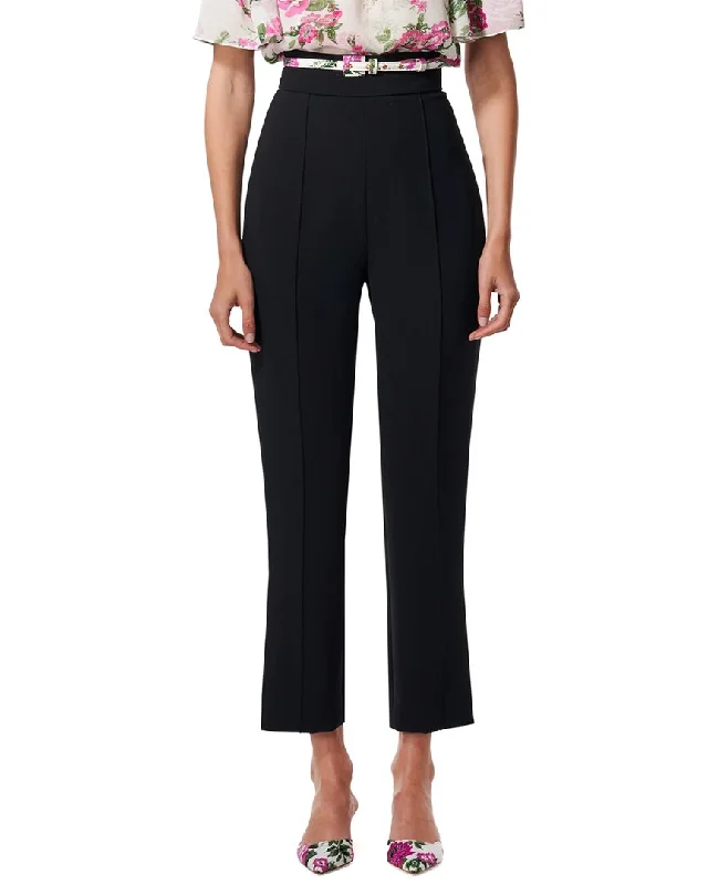 infant cozy pants -Carolina Herrera High Waisted Wool-Blend Skinny Pant