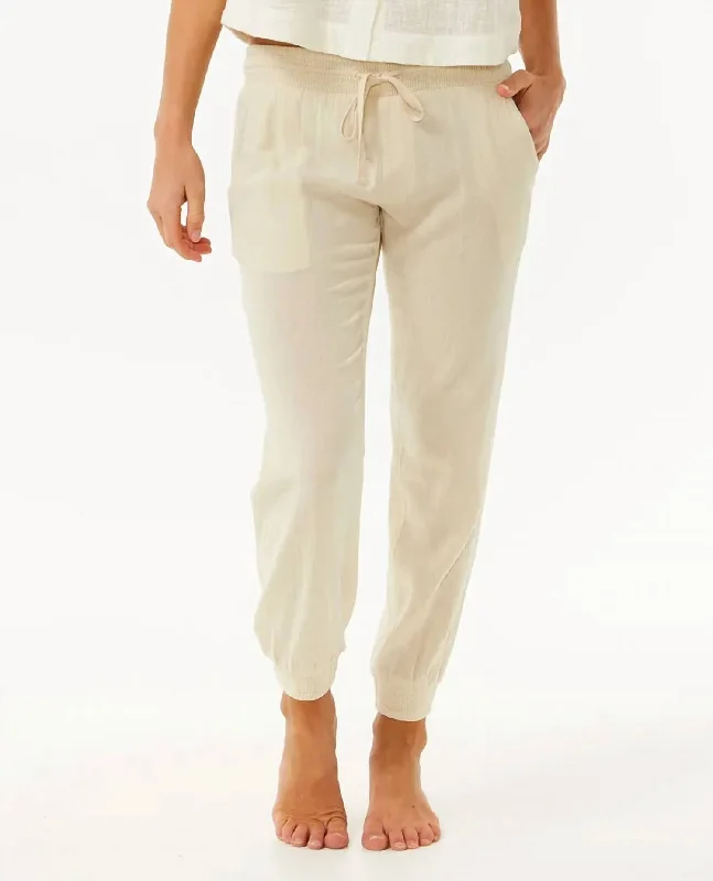 seam bold pants -Classic Surf Pants In Natural