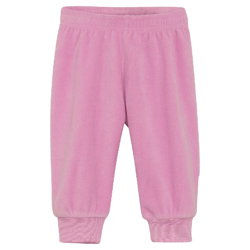 duo shine pants -Color Kids Lilac Chiffon Baby Fleece Pants