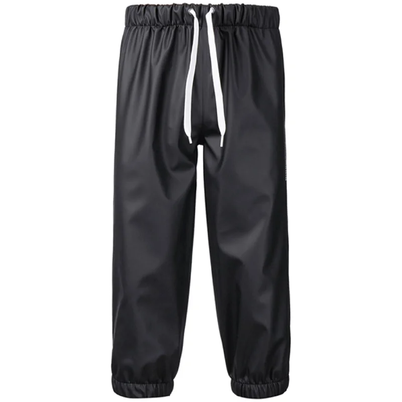 maternity flare pants -Didriksons Black Midjeman Pants