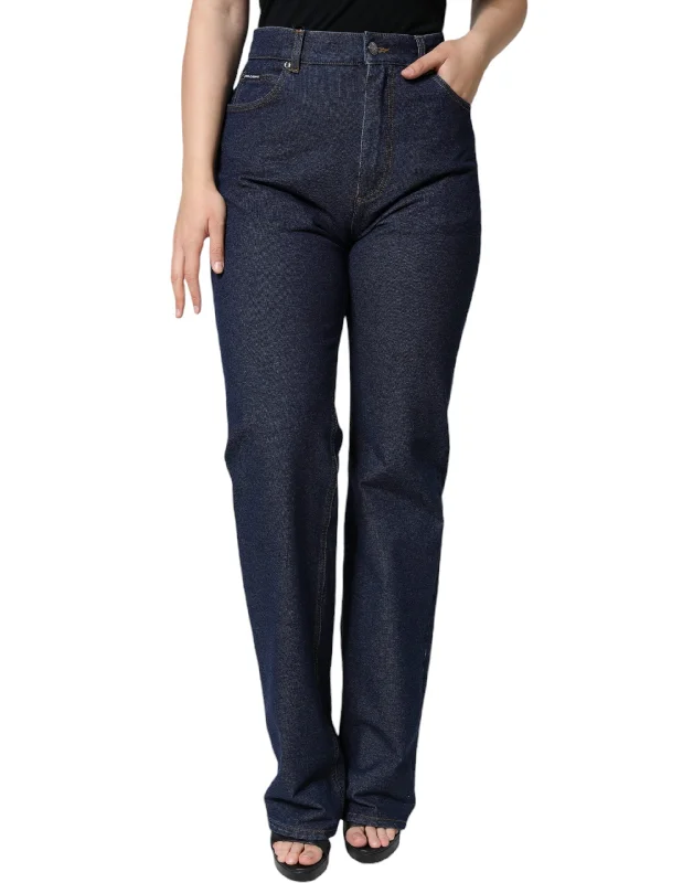 duo burst pants -Dolce & Gabbana   Cotton Stretch Straight  Women's Jeans