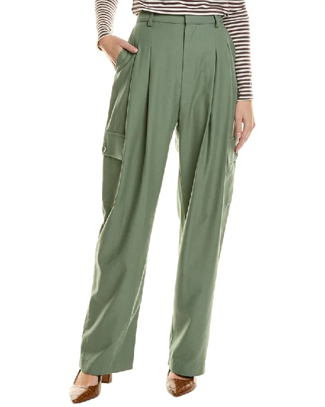 flap hardy pants -Enza Costa Cargo Pant