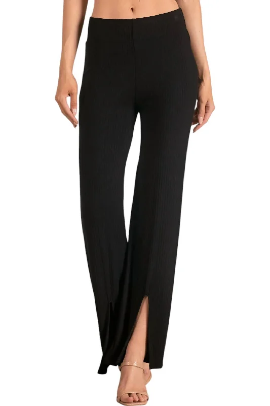 moss rest pants -Isabella Pants In Black