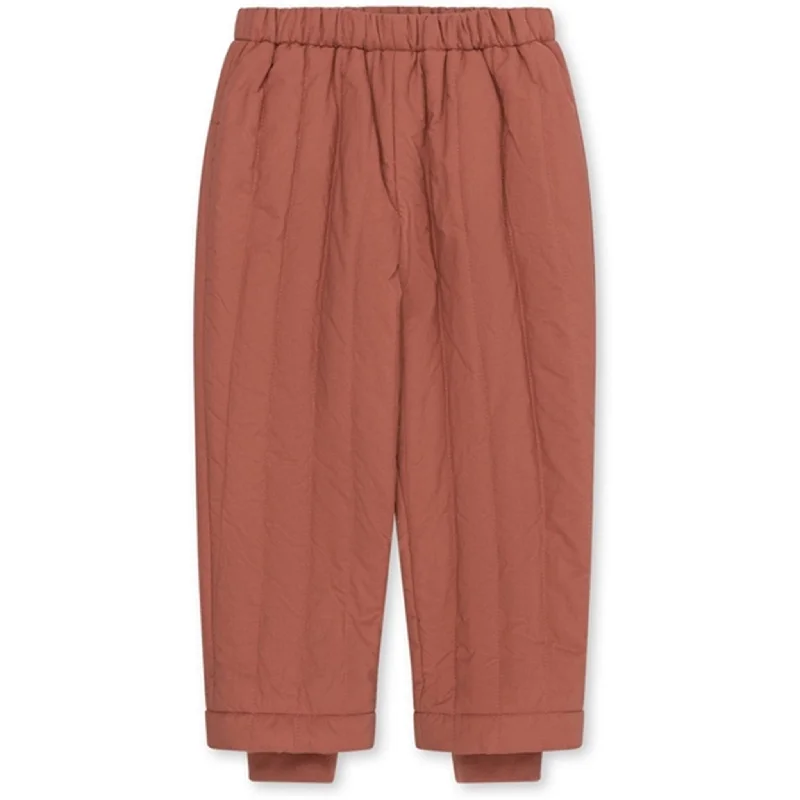 flare gym pants -Konges Sløjd Canyon Rose Storm Thermo Pants