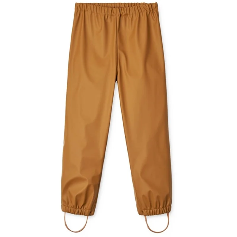 flap gym pants -Liewood Golden Caramel Moby Pants