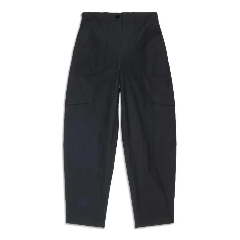 piped burst pants -Light Cargo Pocket High-Rise Pant - Resale