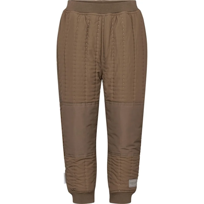 tan durable pants -MarMar Wood Odin Thermo Pants