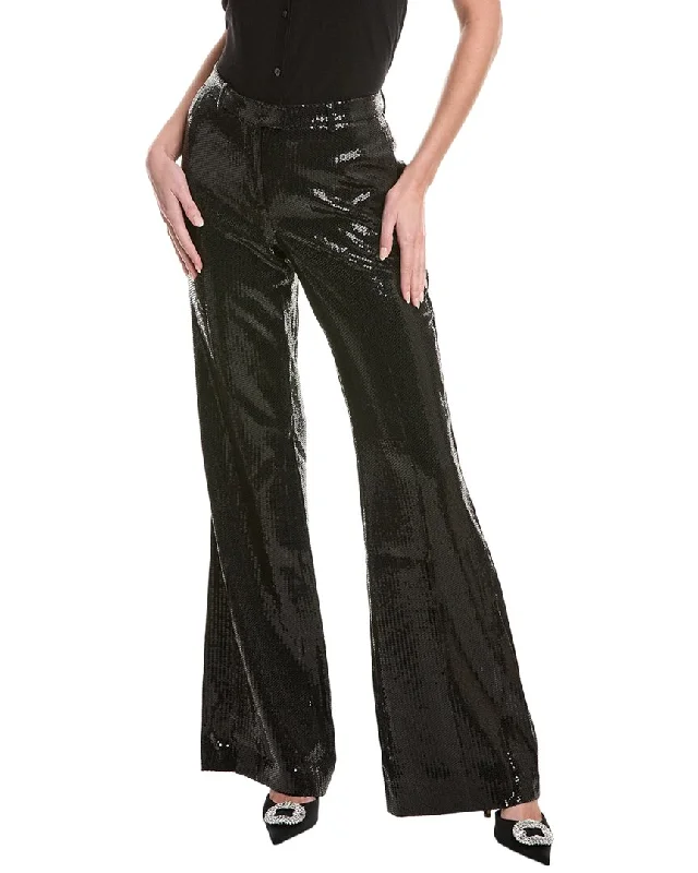 maternity glow pants -Michael Kors Collection Haylee Sequin Flare Pant