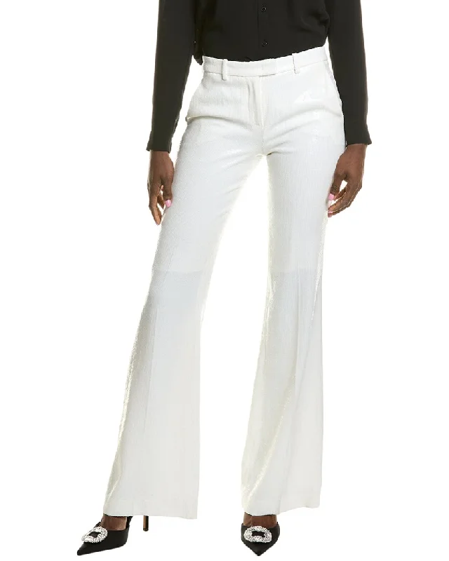 citron bold pants -Michael Kors Haylee Sequin Flare Pant