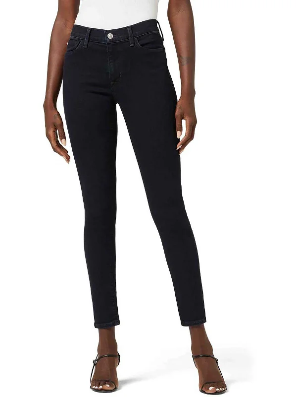 ruby cozy pants -Natalie Womens Mid-Rise Ankle Skinny Jeans