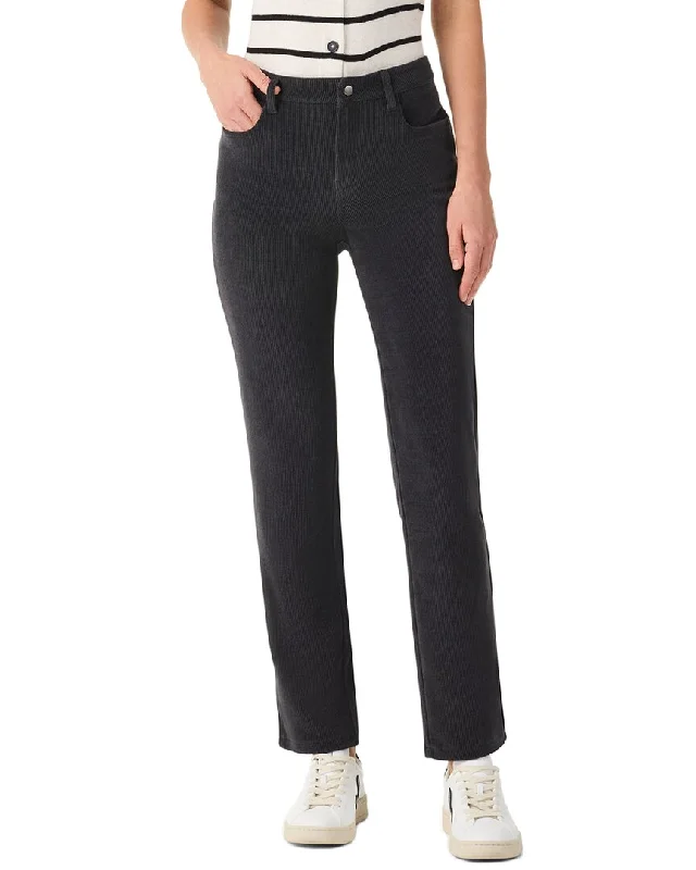 curve flare pants -NIC & ZOE Mid Rise Corduroy Straight Ankle Pant