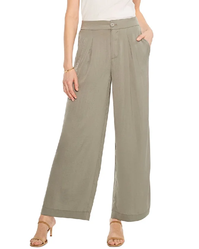 long cozy pants -NIC+ZOE Soft Drape Wide-Leg Pant